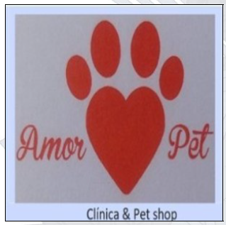 Logotipo Amor Pet Clínica e Pet Shop